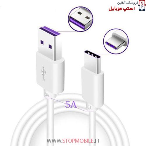 کابل شارژر سوپرفست هواوی Honor 20 از نوع تایپ سی Type-C